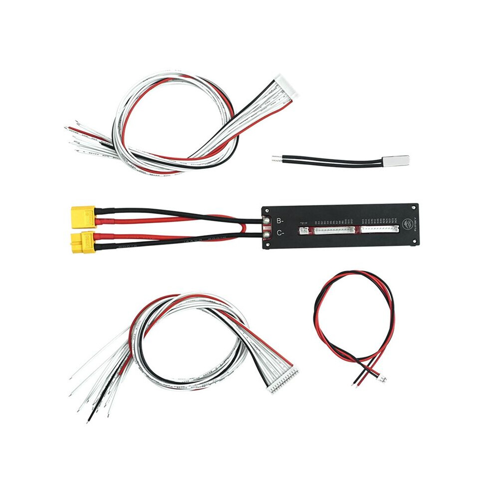 Flipsky 4-24S 20A Bms Battery Protection Board Heat Dissipation Balanced Monitoring For Electric Bicycle Scooters Xt60 Black 6031055219363
