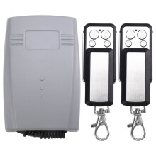 Garage Door Receiver 2CH 433MHz Remote Controller for Door Gate Fixed Learning Rolling Code Universal