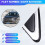 Panel de Embellecedor Triangular para Espejo Lateral de Coche, Placa Triangular para Ventana (86190C5000 y 86180C5000) para  Sorento (2016-2020), 3