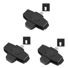 CSCR3 Type-C CAC Card Reader Bank Tax Declaration SIM Card/IC Card ID Card Reader