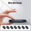 Mouse Mover Undetectable with Timer, Silent Mouse Jiggler, Black - 2