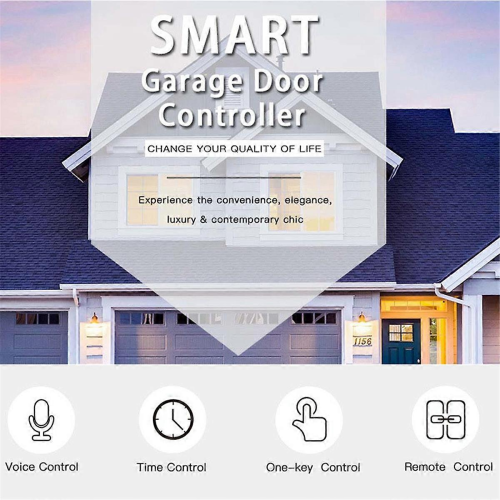 WiFi Garage Door Controller Smart Door Switcher Work Compatible With  Home Smart Life Tuya APP Control - 1