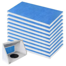 12 Filtros para Cabina de Pintura, Filtro para Cabina de Pintura, Filtros de Escape para Cabina de Pintura para Reemplazar la Pintura de Cabinas de