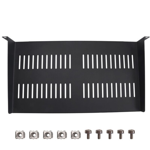 Bandeja Cantilever Ventilada para Montagem em Rack de Servidor 1U para Rack e Gabinete de Equipamentos de Rede de 19 Polegadas
