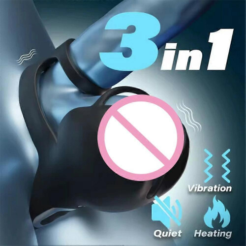 Men's Therapy Device 3-in-1 Heating Massage Performance Enhancement 1