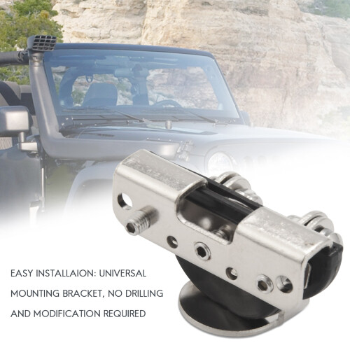 Universal 2X a Pillar Hood Led Work Light Bar Mount Bracket Clamp Holder Offroad 2