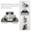 Universal 2X a Pillar Hood Led Work Light Bar Mount Bracket Clamp Holder Offroad 6