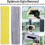 Window Vacuum Cleaner Accessories for  WV1 WV2 WV5 Microfibre Mop Covers + Rubber Lip Puller Replacement Lips 2