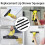 Window Vacuum Cleaner Accessories for  WV1 WV2 WV5 Microfibre Mop Covers + Rubber Lip Puller Replacement Lips 4