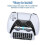 Wireless Keyboard for PS5 Game Console  External Keyboard for Playstation5 ChatPad  Keyboard 6