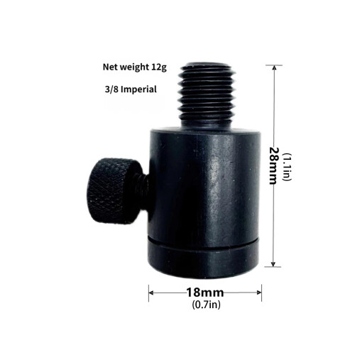 2Pcs Fishing Quickly change Connector 3/8inch Standard Thread 2