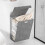 Foldable, Laundry Basket, Multifunctional Laundry Basket, Punch-Free Wall-Mounted Laundry Net, Clothes Storage 6