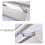 Φωτιστικό μπάνιου LED με φινίρισμα από ανοξείδωτο ατσάλι χρωμίου, ρυθμιζόμενη 3