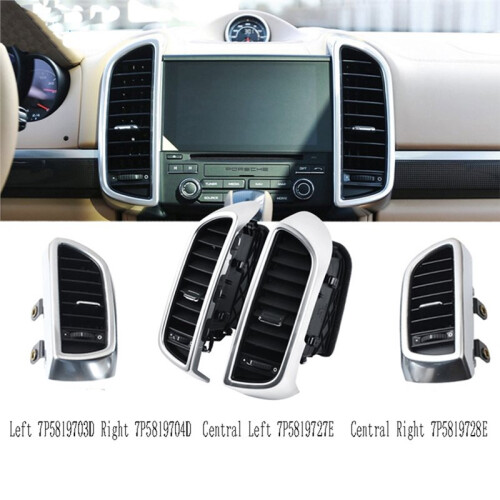 Grille D'Aération de Climatisation Centrale Droite pour  Cayenne 2010-2017 (Réf. 7P5819728E) 1