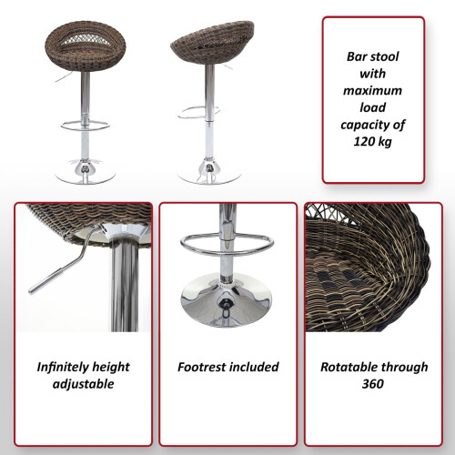 Tabouret de bar MCW-G26 (lot de 2) 1