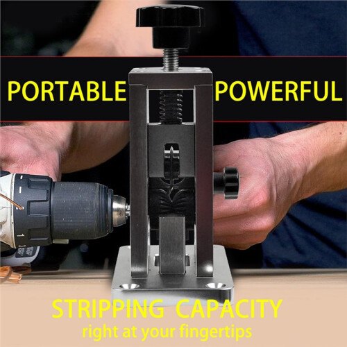 Drill Powered Manual Wire Stripper Machine Copper Cable Stripper for DIY Cable Stripping 2
