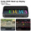 HUD GPS Beidou Dual Data Car - Display Meter Speed MPH /H 5V USB M2S Windshield Projector Color Display LCD 6