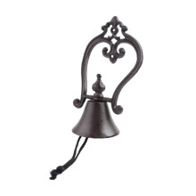 Nordics Style Vintage Brown Iron Door Bell for Garden and Porch