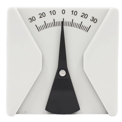Eyeglass Measuring Gauge - Pantoscopic Angle Ruler, Optical Calibration Tool, Inclinometer, Easy Read Transparent Scale