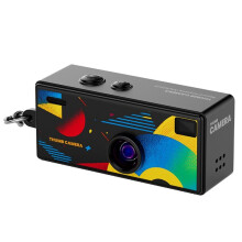 Keychain Camera with 32G 0.96" Retro  Action Camera Support Memory Card 1080P Small Camcorder Video Recorder Black