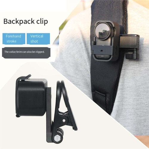 Magnetic Backpack Collar Clip for  OSMO  Thumb Camera - Supports Horizontal and Vertical Shooting 1