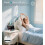 Pen Holder Storage Box Electronic LED Alarm Clock with Brightness Adjust 15W Wireless Charger Table Clock White 8