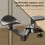 Aluminum Desk Arm Rest Support 3 Height Adjust Ergonomic Arm Rest Mouse Pad Armrest Bracket Console for Office White 2