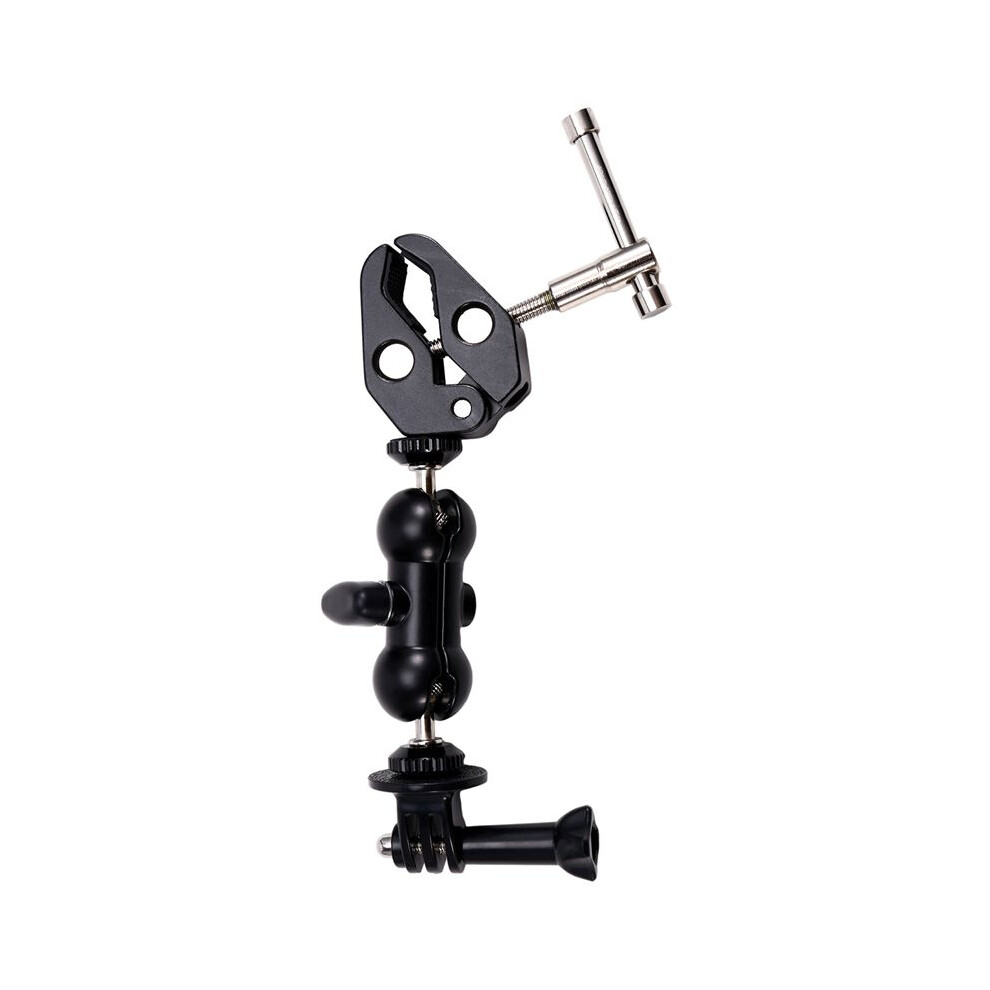 Exogio Motorcycle Bicycle Mount Clamp Universal Bracket Dslr Camera Magic Arm For Action Cameras