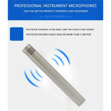 1 Pair C02 Pen-Shaped Condenser Microphone Shockproof Clip Microphone Piano Mic Pen Type Instrument Microphone B