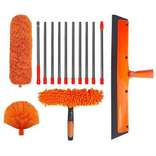 Ceiling Duster Window Cleaning Brush Telescopic Microfiber Dust Cleaning Brush Glass Wiper Ceiling Window Cleaning Tool