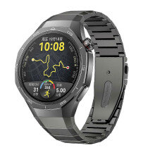 (Titanium Gray) Titanium Alloy Watch Band For Huawei Watch GT5 Pro 46mm