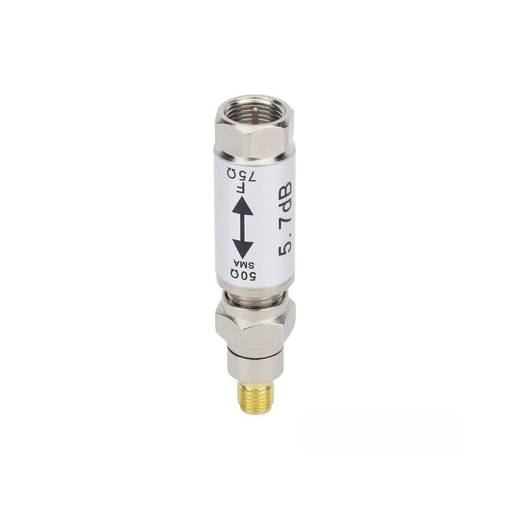 Sma Female To F Male Coaxial Adapter 0-3Ghz Connector 50-75 Ohm Impedance Converter For Antenna Tv Satellite Test 4713096208477
