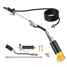 Propane Torch Weed Burner, Flame Control Blow Torch with Turbo Trigger, Flame Thrower for Garden Weed