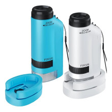 Portable Microscope for Kids Zoom 60x-180x,Handheld Microscope STEM & Science Toys,LED Pocket Little Scientist