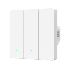 Upgrade Tuya Zigbee Millimeter Wave Human Body Inductieschakelaar Wandschakelaar Enkele Brandschakelaar Magnetische Houd EU-Drukknop