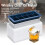 Whiskey Plastic Silicone Cream Square Block Container Easy Release Modern Makers Silicone Mold Bucket Box 2