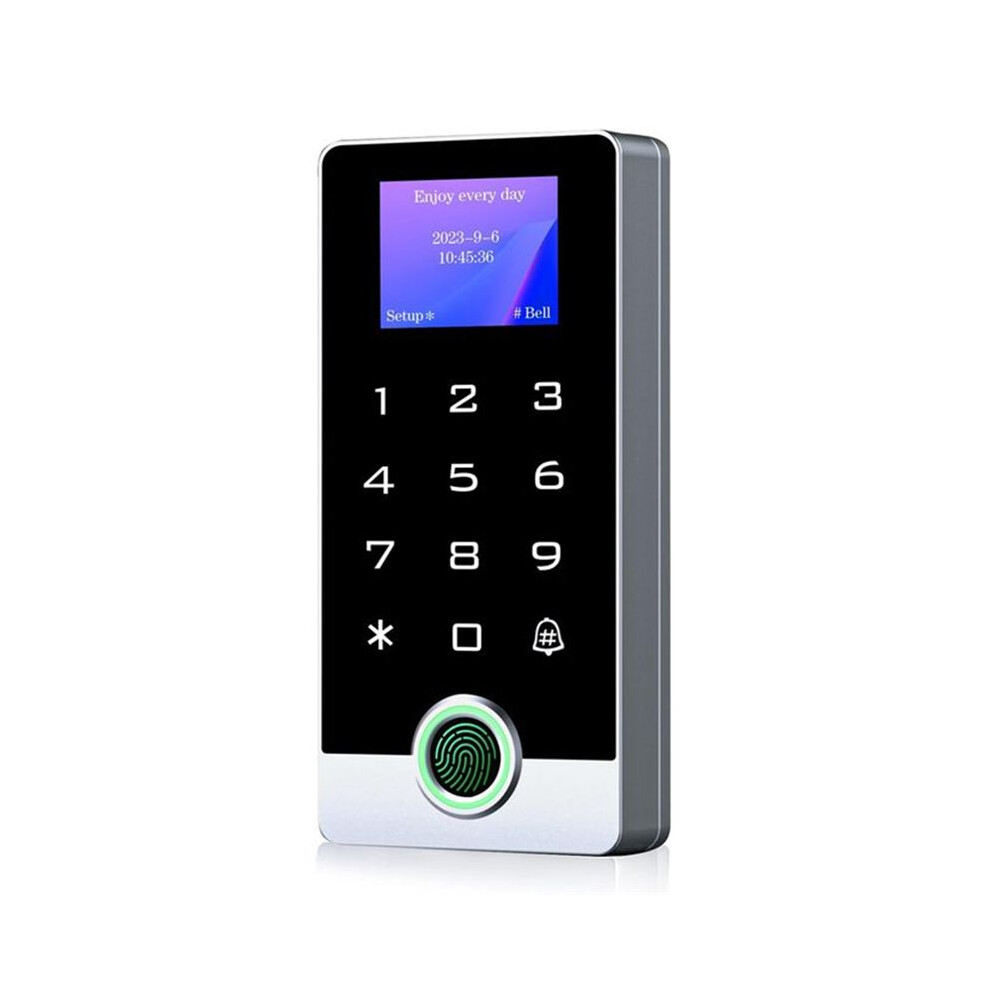 Full Metal Wifi Tuya Access Control System With Led Screen Voice Fingerprint Password Stand-Alone Door Access Keypad 4711382983268