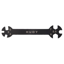 Chave de Ferramenta Especial Multifuncional 6 em 1 RC 3/4/5 / 5.5 / 7/8 MM para Esticadores e Porcas