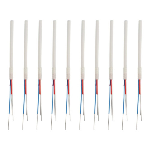 10Pcs Soldering Station Replacement Heating Elements Ceramic Heater A1322 for 852D+ 909D 936 Soldering Accessory