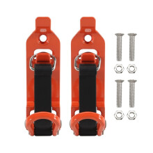 Shovel Mount for Roof Rack, Metal Rubber Clamps, Wall Mounting Brackets, Quick Release Kit, Car Accessories 2Pcs