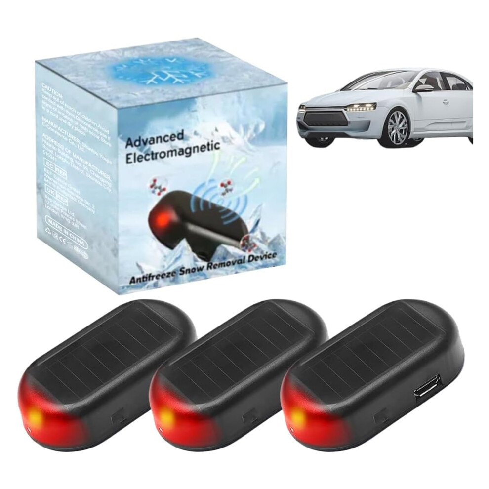 Electromagnetic Car Snow Removal Device 3Pc Set With Instant Defrost Activation For Car Windshield 9330225565192
