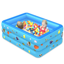 Inflatable Swimming Pool for Kids and Family, Durable LeakProof 1.5m Above Ground Backyard Pool