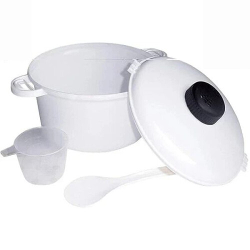 Micro Master 2.8L Microwave Pressure Cooker White Rice Vegetable Steamer with Lockable Lid 2