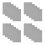 Grey Model Train Road Stickers for Craft and Layout Decoration 1