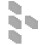 Grey Model Train Road Stickers for Craft and Layout Decoration 3