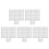 10Pcs White Rubber Seal Plugs for Mop Bucket Leakproof Replacement 2