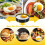 Stainless Steel Egg Omelette Home Kitchen Gadget Baking and Cooking Round Meat Patty Model Foldable Handle Egg Mold 5