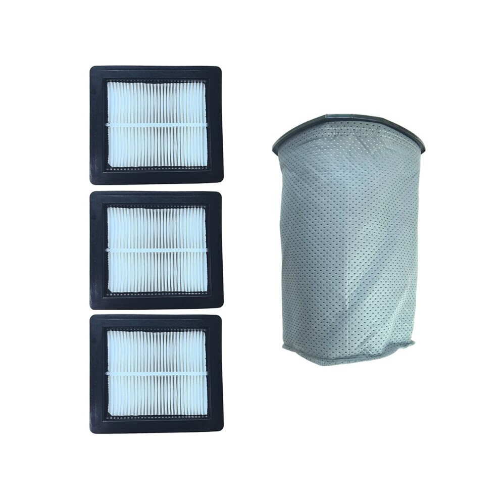 4Pcs Micro Cloth Filter Bag & Filter Set For Proteam Backpack Vacuum Super Pro 10 / Gofit 10 Replacement Parts 4714052334490