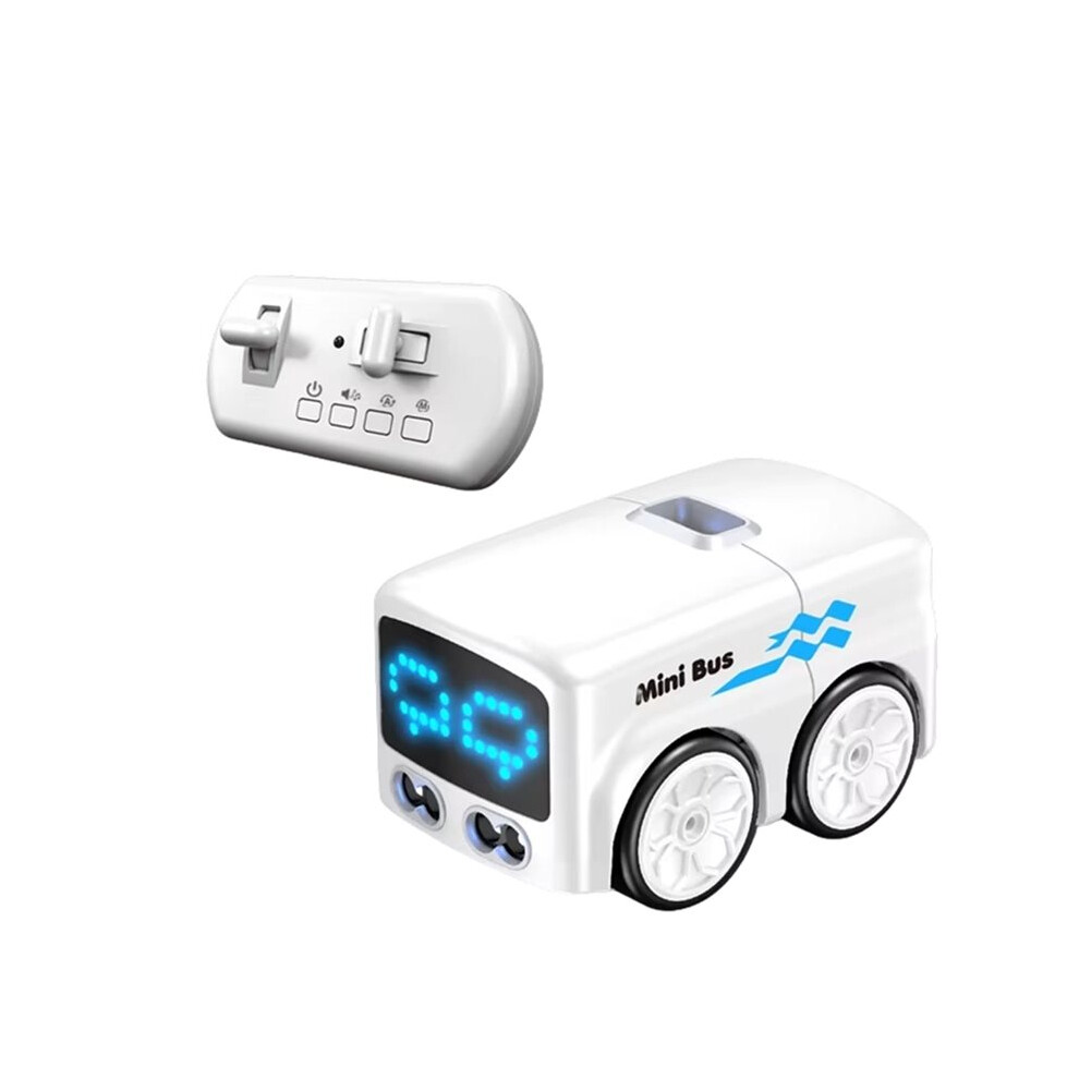 Gesture Induction Rc Bus Electric Vehicle Magic Intelligent Remote Control Cartoon Car Toys White 4711102231341