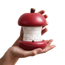 Rotating Calendar Figurine,Perpetual Calendar Desktop Ornament,Suitable for Living Room,Office,and Birthday Gifts